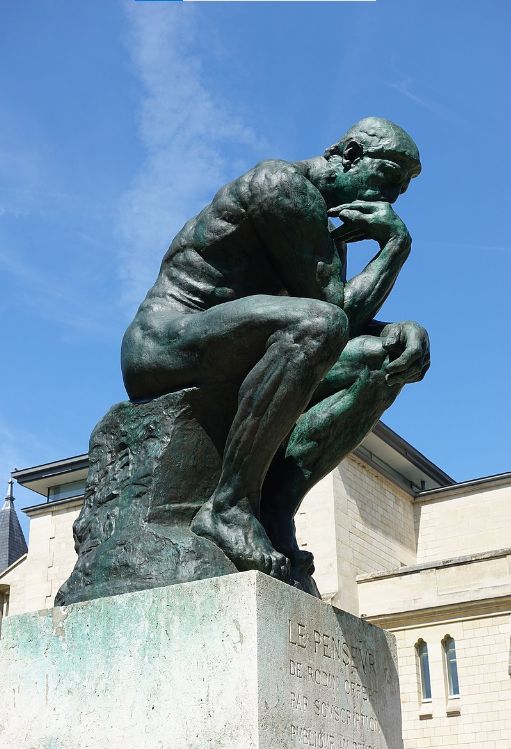 Rodin's sculpture "The Thinker"
