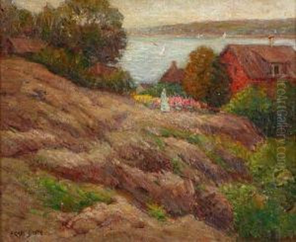 On The Moors And North Shore, East Gloucester Oil Painting by Frederick Carl Smith