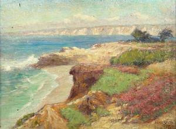 La Jolla Coast Oil Painting by Frederick Carl Smith