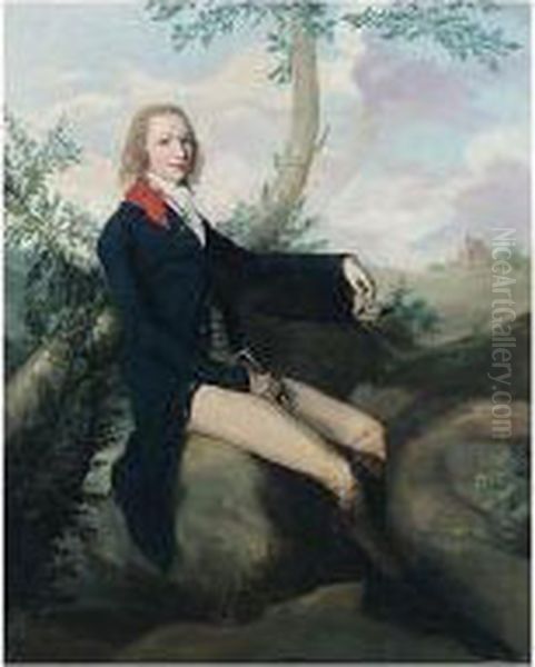 Portraits Of George Garden Robinson; And His Brother William Oil Painting by Smith, William