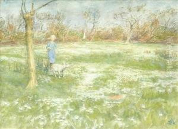 Spring Oil Painting by Minnie Smythe