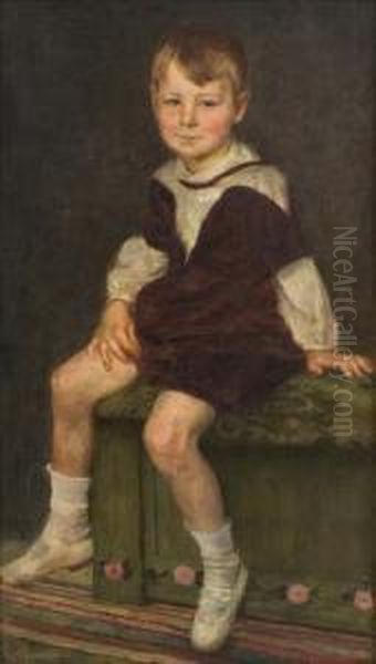 Untitled Oil Painting by Alfred Sohn-Rethel