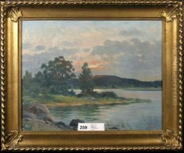 Untitled Oil Painting by Uuno Soldan