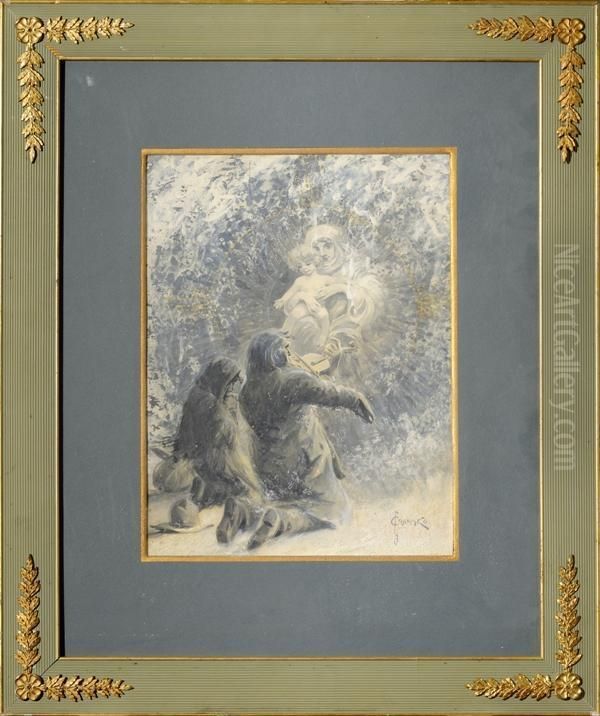 Jumalaema Ilmumine Oil Painting by Sergei Solomko