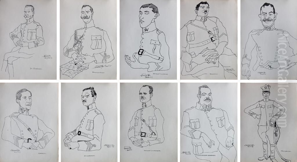 Ver Sacrum. Teka Armii Wielkopolskiej W Dniach Jej Narodzin Oil Painting by Stefan Sonnewend