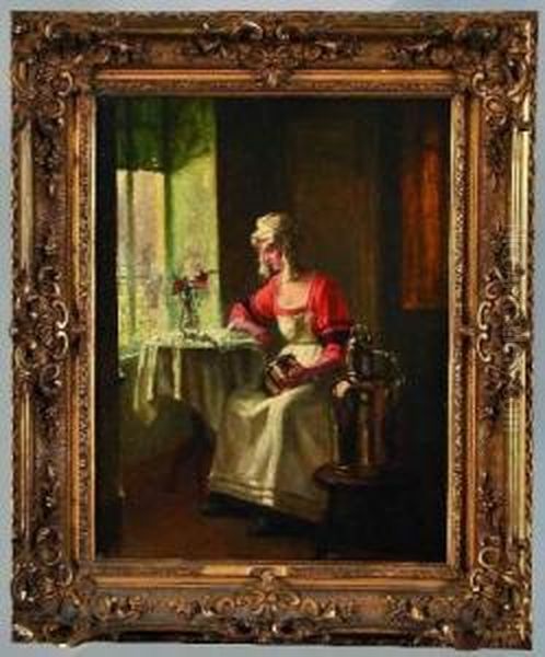 la Servante Oil Painting by Albert Sorkau