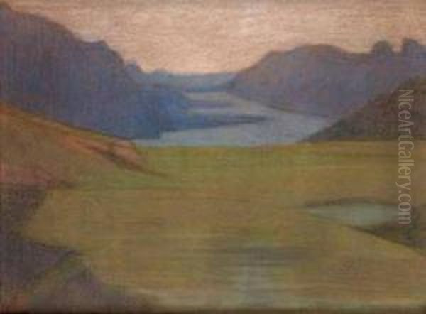 Paesaggio Oil Painting by Giovanni Sottocornola