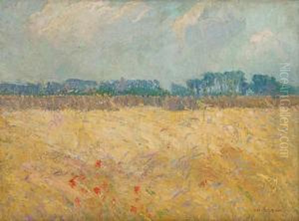 L'ete Oil Painting by Octaaf Soudan