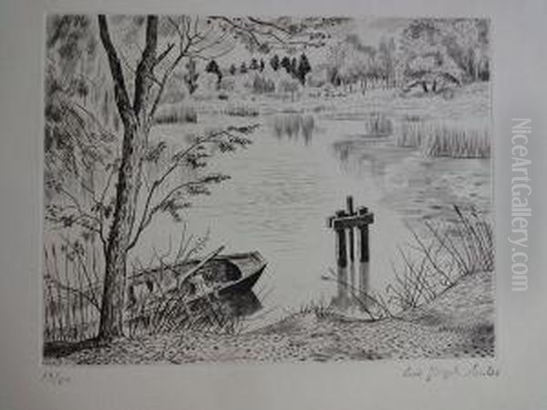 La Vanne Oil Painting by Louis Joseph Soulas