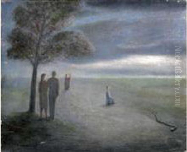 Sans Titre Oil Painting by Gar Sparks