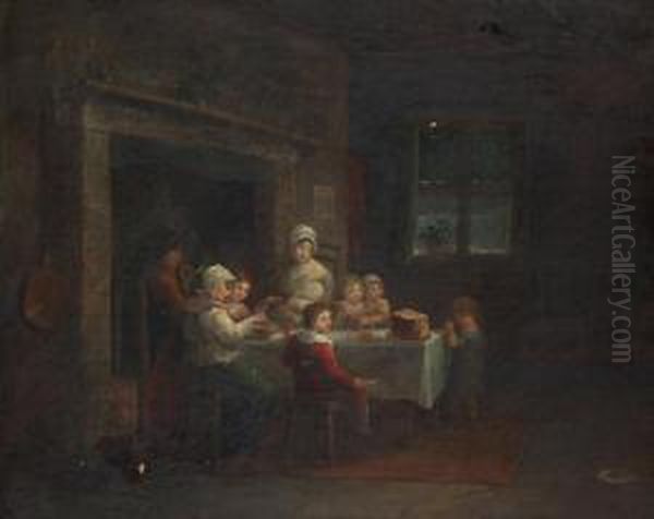 The Pet Robin Oil Painting by Maria Spilsbury