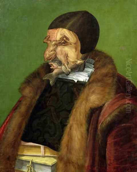 The Jurist 1566 Oil Painting by Giuseppe Arcimboldo