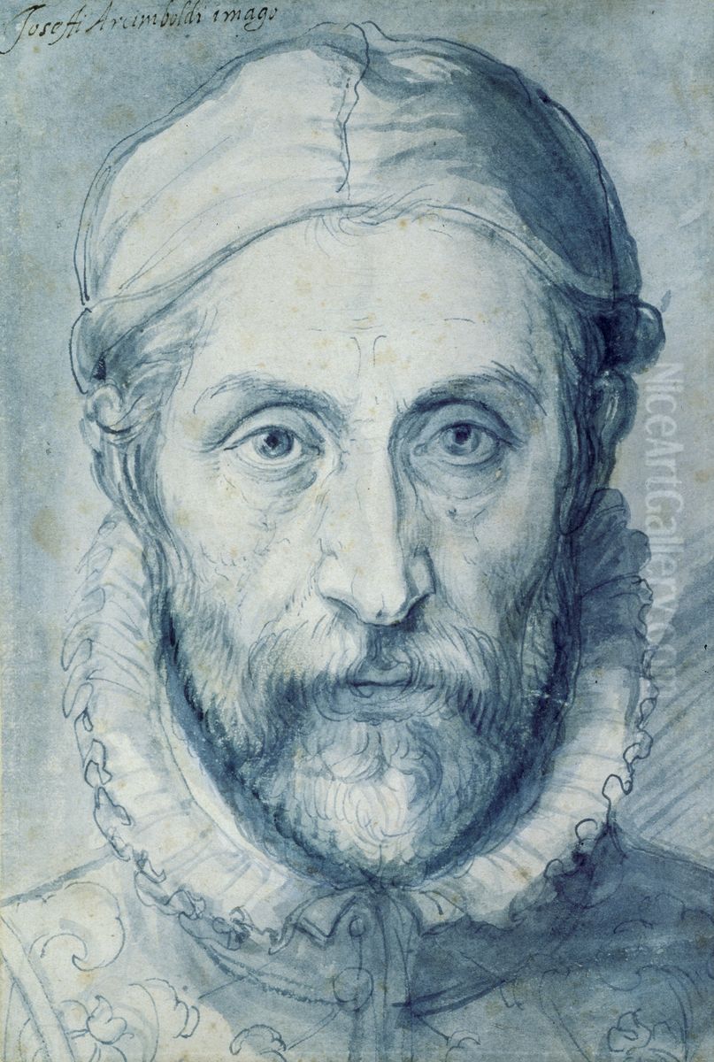 Self Portrait Oil Painting by Giuseppe Arcimboldo