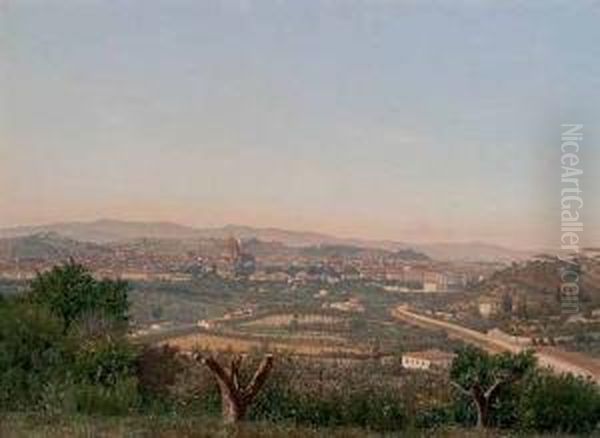 Firenze Da Fonteviva. Studio Dal Vero Oil Painting by Bartholomeus Spranger
