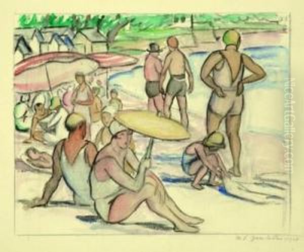 Juan Les Pins Oil Painting by Maud Hunt Squire