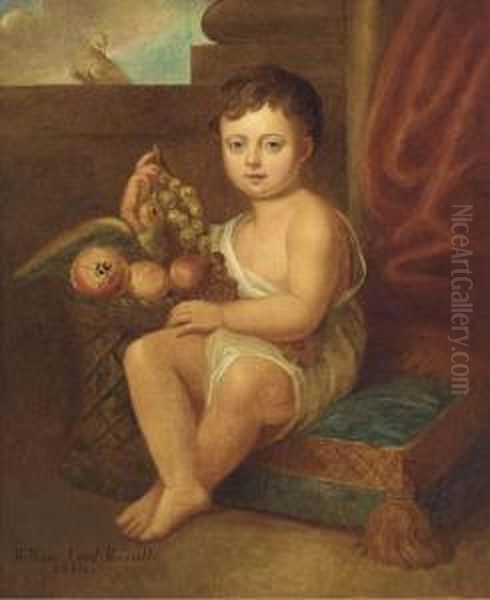 Portrait Of William Oil Painting by Anna Maria Nee Stanhope