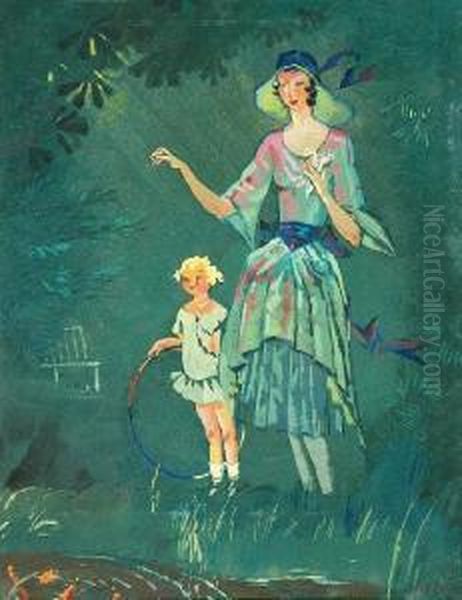 W Parku Oil Painting by Ernst Stern