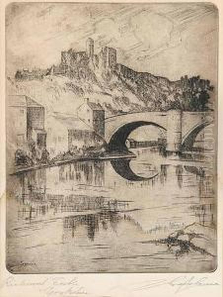 Richmond Castle,yorkshire Oil Painting by Malte Sterner