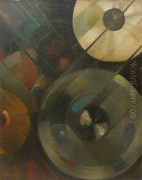 Composition Mecanique Oil Painting by Fernand Steven