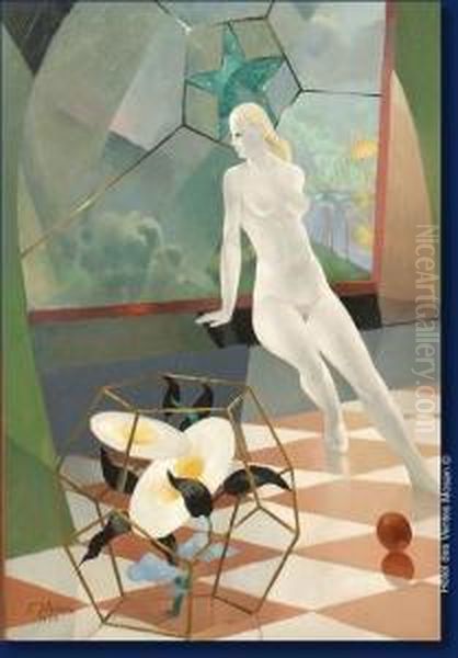 Prisonnieres Oil Painting by Fernand Steven