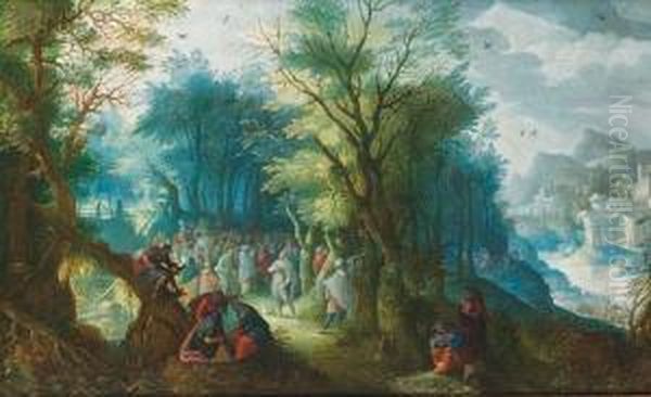 Ecole Flamande Oil Painting by Pieter Stevens