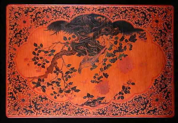 Table Top, Kangxi period (1662-1722) (2) Oil Painting by Anonymous Artist