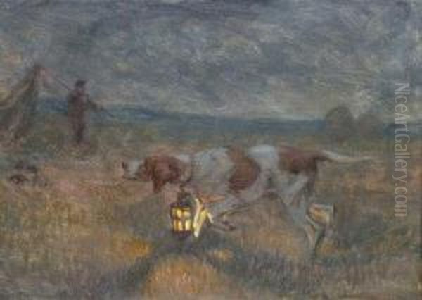 Poaching In The Good Old Days Oil Painting by George Vernon Stokes