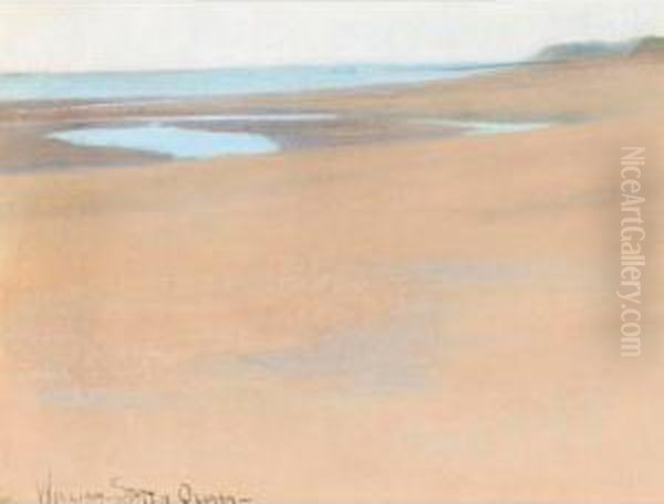 Sand Pools Oil Painting by William Stott Of Oldham