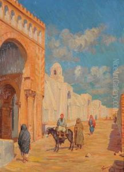 La Grande Moschea Oil Painting by Vito Stracquadaini