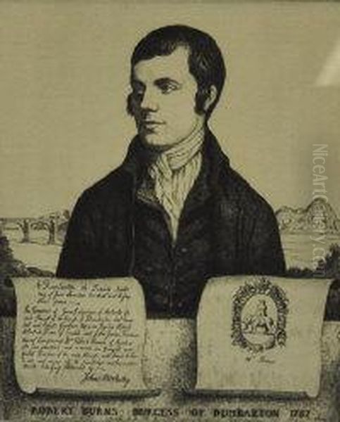Robert Burns, 
Burgess Of Dumbarton Oil Painting by Ian Strang