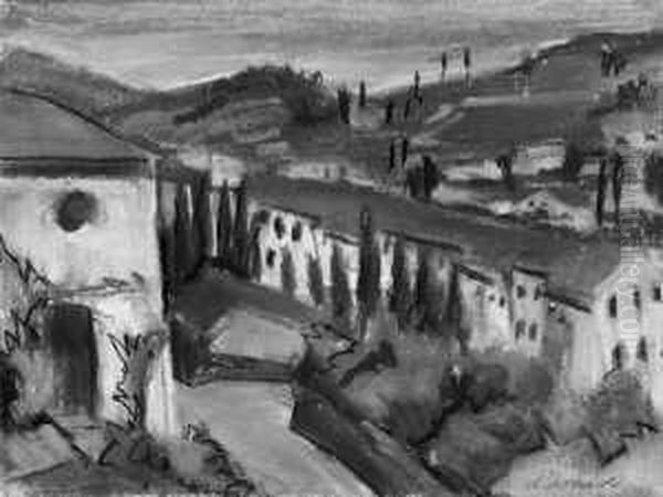 Fiesole Oil Painting by William Straube
