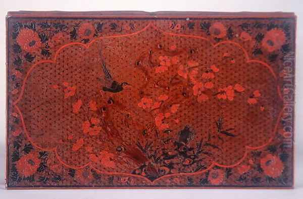 Kang Table Top Oil Painting by Anonymous Artist