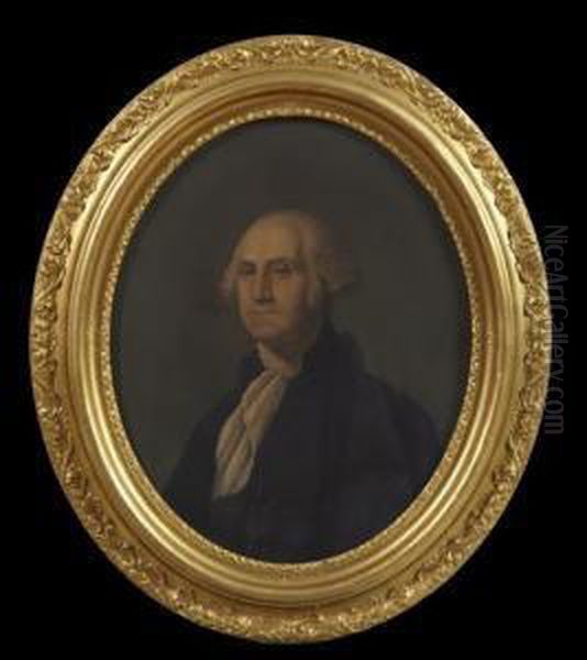 Portraits Of George And Martha Washington Oil Painting by Gilbert Stuart
