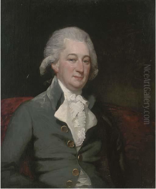 Portrait Of A Gentleman Oil Painting by Gilbert Stuart