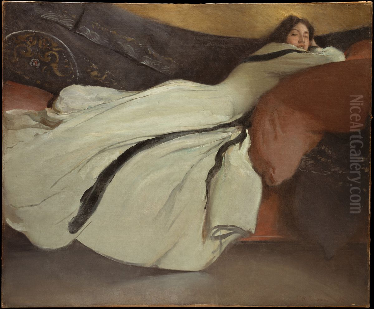Repose Oil Painting by John White Alexander