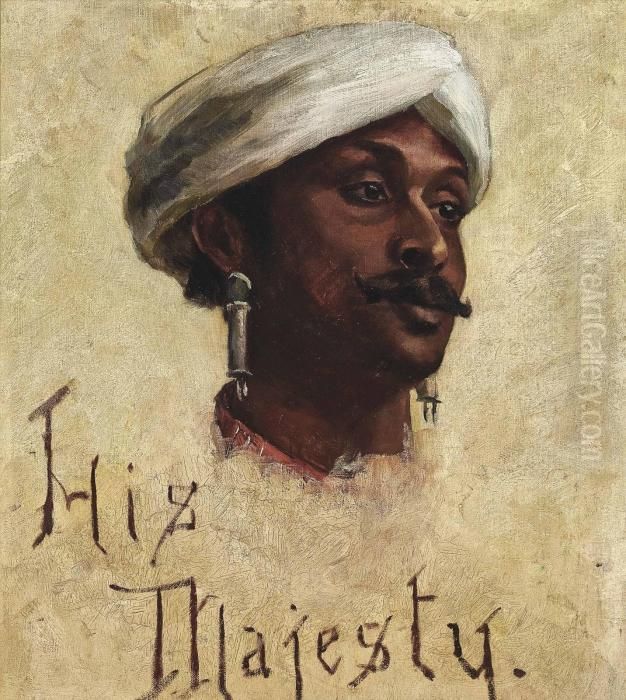 His Majesty Oil Painting by Rudolf Swoboda