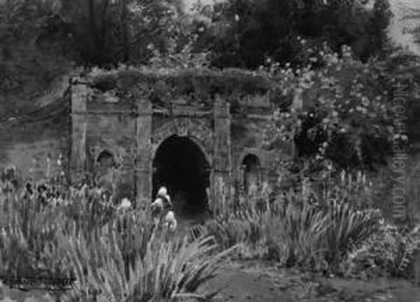 The Lily Garden Oil Painting by John Sylvester