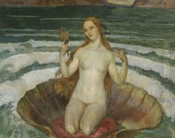 Geburt Der Venus Oil Painting by Giorgio Szoldaticz