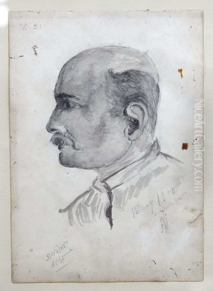 Untitled Oil Painting by Abanindranath Tagore