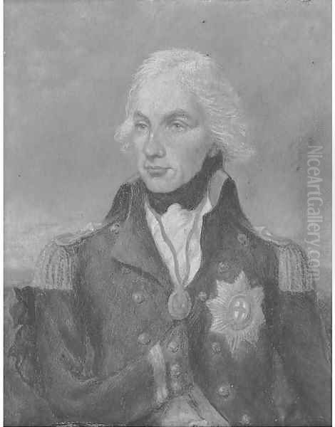 Portrait of Vice-Admiral Horatio Nelson, Viscount Nelson (1758-1805) Oil Painting by Lemuel-Francis Abbott