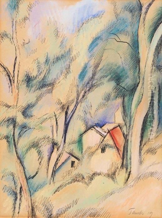 Hauser Impark Oil Painting by Walter Tanck