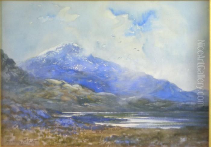 Schichallion Oil Painting by J.A. Henderson Tarbet