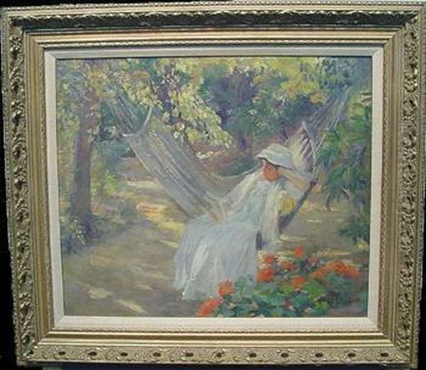 A Good Read Oil Painting by Victor Francois Tardieu