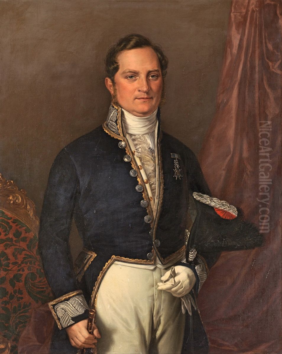 Retrato De Caballero Oil Painting by Rafael Tejeo