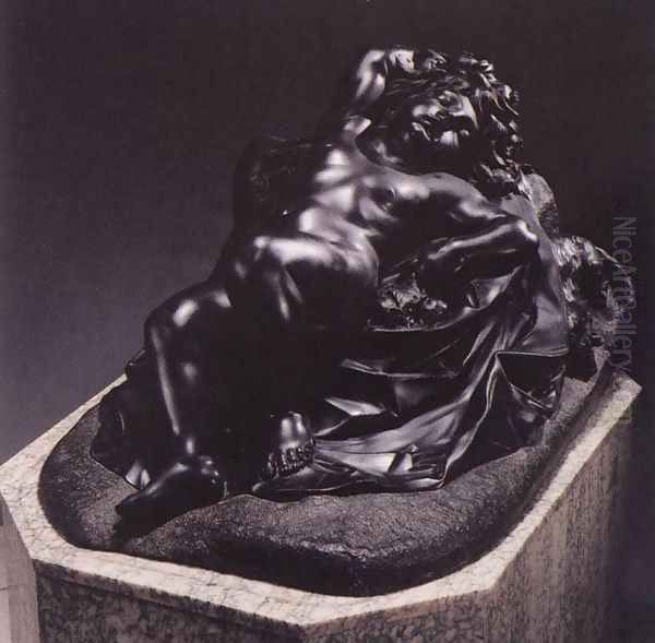 Sleep Oil Painting by Alessandro Algardi