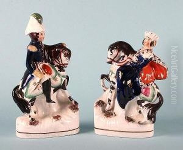 Mid 19th Century Oil Painting by H.M. Queen The Victoria