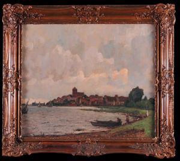 Zatoka Pucka Oil Painting by Otto Thiele