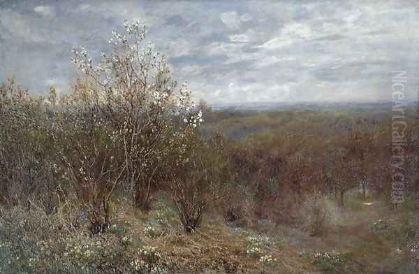 Spring in the Valley Oil Painting by John Clayton Adams