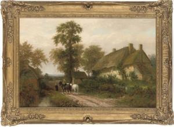 Homeward Bound Oil Painting by Thomas, of Pall Mall Butler