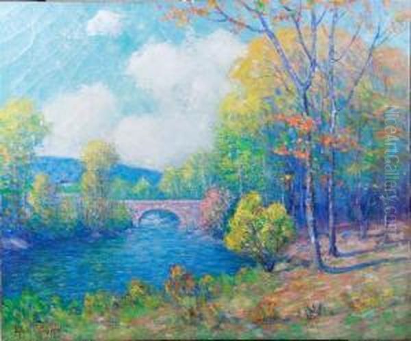 The Way Over Oil Painting by Wilfred Thompson